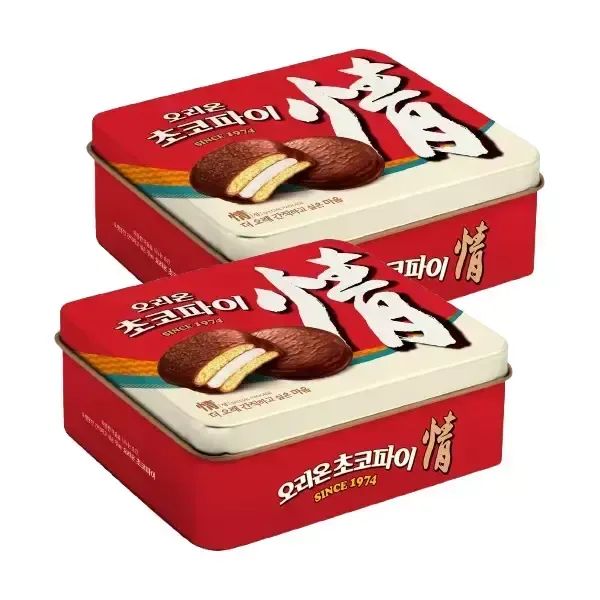 상품 이미지: 오리온 초코파이 틴케이스 12입, 2개