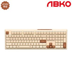 상품 이미지: 앱코 MK108W 무선 블루투스 저소음 멤브레인 키보드 오트밀