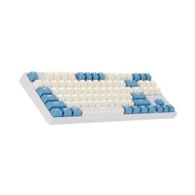 상품 이미지: COX CK87 크림블루 게이트론 LED 게이밍 기계식 (갈축) 텐키리스 키보드