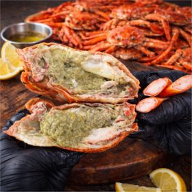 상품 이미지: 당일조업 당일자숙  후포리 박달홍게 3kg+1kg 총 4kg (다리수율 80%내외) 프리미엄 후포리 자숙홍게