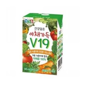 상품 이미지: 야채가득 V19 야채주스 베지밀 190ml 72개