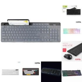 상품 이미지: TGIC 블루투스 무선 키보드 (2.4GH)/저소음/멤브레인/태블릿/컴퓨터/휴대용/사무용/게임/KEYBOARD/무소음