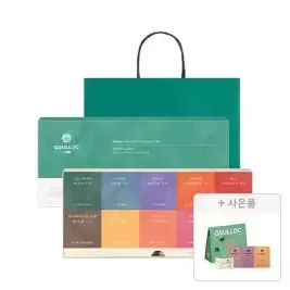 상품 이미지: 오설록 프리미엄 티 컬렉션 세트, 10종(40입)+증정(트라이얼 4입 키트, 1개)