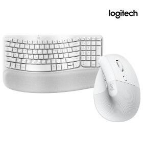 상품 이미지: 로지텍코리아 웨이브 KEYS 리프트 콤보 인체공학 무선 키보드마우스세트 오프화이트