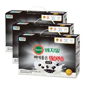 상품 이미지: 베지밀 뼈에좋은 칼슘 검은콩 두유 190ml 72팩