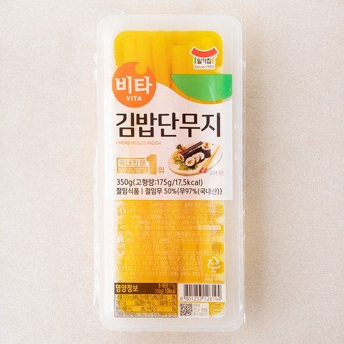 상품 이미지: 일가집 비타 김밥단무지, 350g, 1개