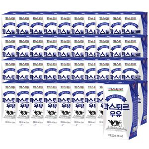 상품 이미지: 파스퇴르 전용목장 200mL 흰 멸균우유 20입 X 2박스 (40입)