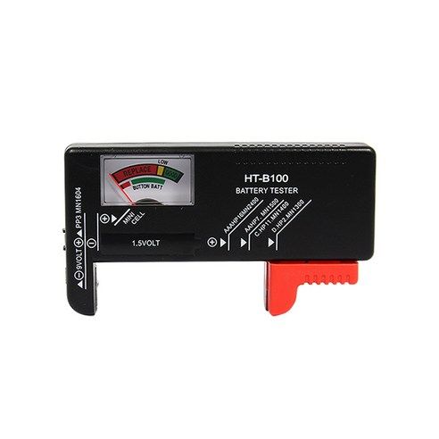 상품 이미지: 에이치디탑 건전지 아날로그 배터리 테스터기 HT-B100, 1개