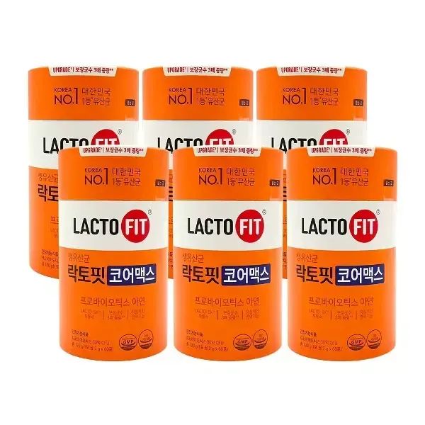 상품 이미지: 종근당건강 락토핏 생유산균 코어맥스 2g x 60포 x 6통