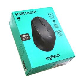 상품 이미지: 로지텍 무소음 무선 마우스 M331 Silent 국내 정품 블랙