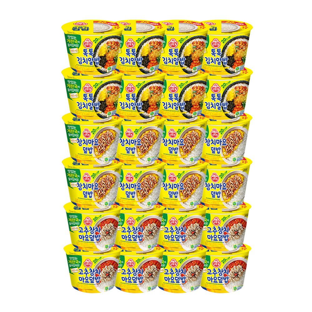 상품 이미지: [슈퍼적립] [12+12] 오뚜기 컵밥 12개 2가지 맛