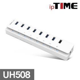 상품 이미지: IPTIME UH508 8포트 USB허브 충천1포트 7포트 USB3.0