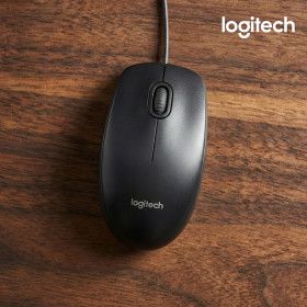 상품 이미지: 국내정품 로지텍코리아 M90 USB 유선 마우스 블랙 좌우대칭형 디자인으로 왼손잡이도 사용가능/KH