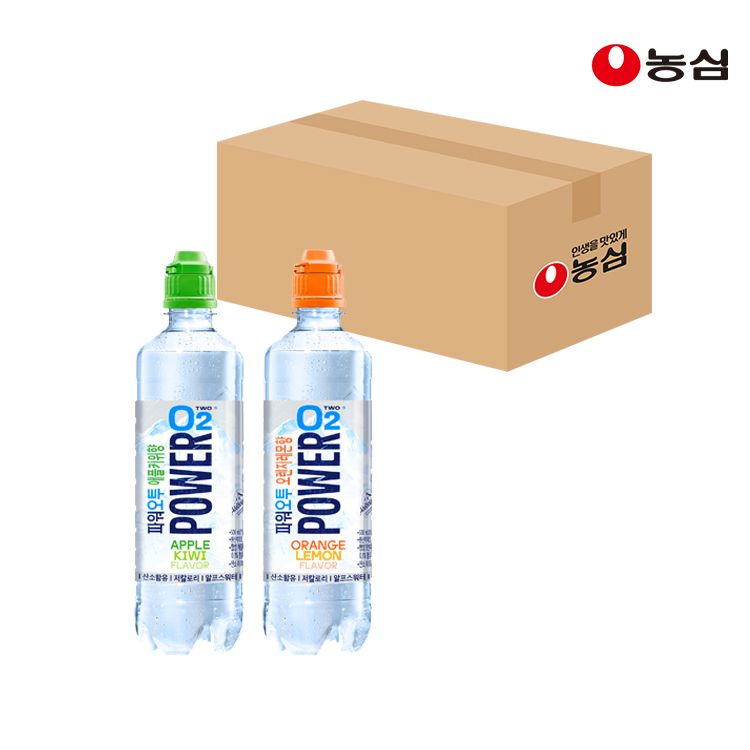 상품 이미지: 농심 파워오투 애플키위  500ml 6개 + 오렌지 레몬 500ml 6개