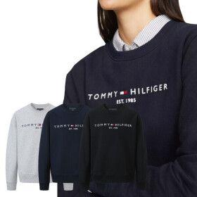 상품 이미지: (15+4%)남녀공용 타미힐피거 맨투맨 자수로고 스웻셔츠 시즌오프 기간 한정 특가 이벤트