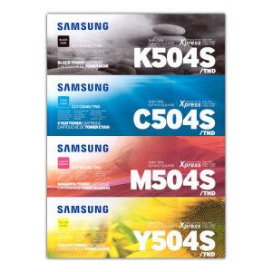 상품 이미지: 삼성정품토너 CLT-K504S CLT-C504S CLT-M504S CLT-Y504S 4색 세트 /TND  스타배송