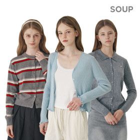 상품 이미지: (20+15%+무배)35%쿠폰 SOUPX비지트인뉴욕 봄신상 베스트 가디건/니트/블라우스/원피스 외 최대할인~88%