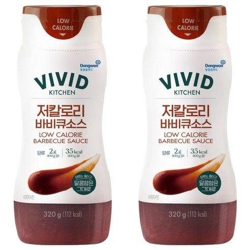 상품 이미지: 비비드키친 저칼로리 바비큐소스, 320g, 2개