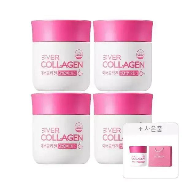 상품 이미지: 에버콜라겐 인앤업 비오틴 업 6주분, 4개+증정(인앤업 플러스 4주) 총 28주분