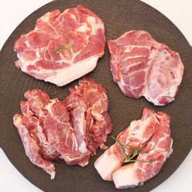 상품 이미지: 미트타임 국내산 돼지 뒷고기모듬2kg 500gx4팩