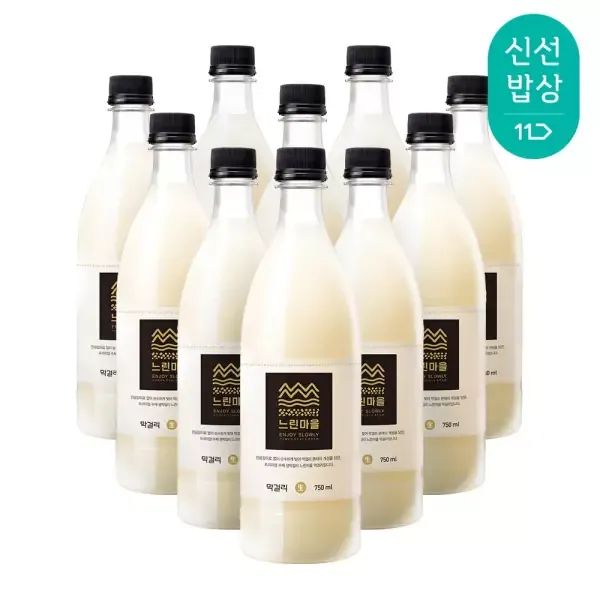 상품 이미지: 배상면주가 무아스파탐 느린마을막걸리 750ml x 10입