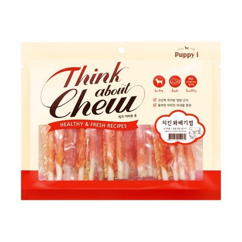 상품 이미지: 퍼피아이 강아지 띵크 어바웃 츄 꽈베기껌