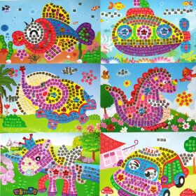 상품 이미지: eva모자이크 만들기 12종/모자이크/eva /만들기재료/