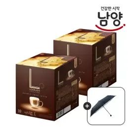 상품 이미지: 루카스나인 시그니처 더블샷 라떼 50Tx2 (총100T) + 3단우산