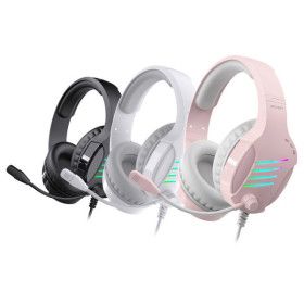 상품 이미지: 아이리버 유선 게이밍 헤드셋 ENC 노이즈캔슬링 마이크 레인보우LED EQwear-G7H