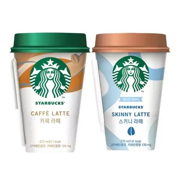 상품 이미지: 스타벅스 컵커피 카페라떼/스키니라떼 270ml x10개