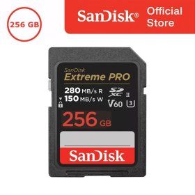 상품 이미지: SanDisk Extreme Pro SDXC 256GB 256기가 UHS-II UHD V60 표준형 메모리카드 SDSDXEP