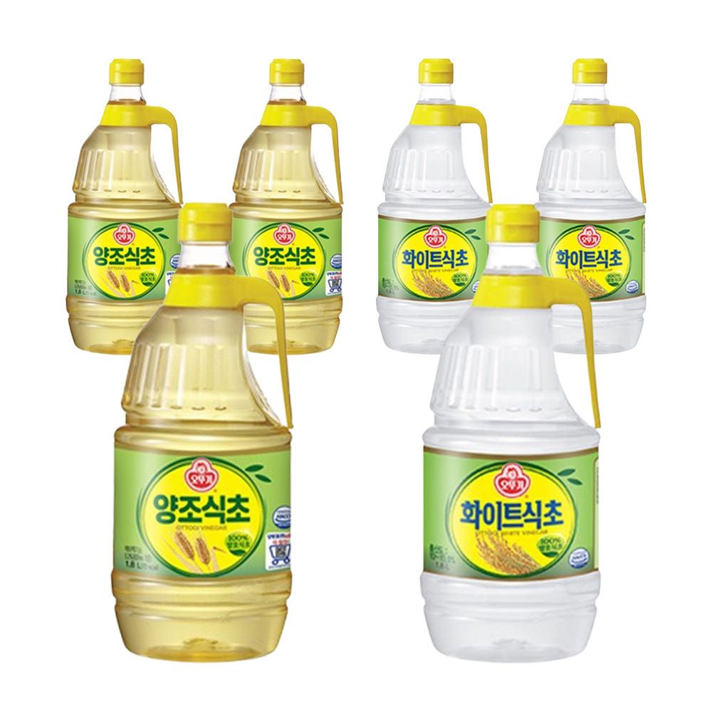 상품 이미지: [슈퍼적립] 오뚜기 양조 식초 1.8L 3개+화이트 식초