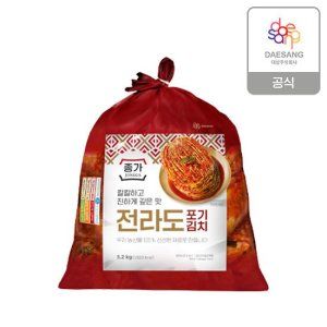 상품 이미지: 종가 전라도식 포기김치 5.2kg