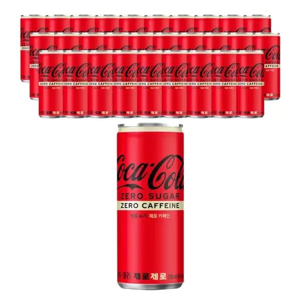 상품 이미지: 코카콜라 제로제로, 250ml, 30개