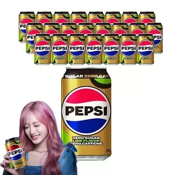 상품 이미지: 펩시 콜라 제로슈거 라임향 제로카페인 355ml, 24개