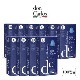 상품 이미지: 돈 카를로스 네스프레소 호환 캡슐 디카페인 100캡슐