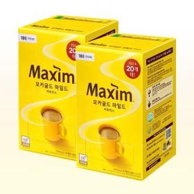상품 이미지: 맥심 모카골드 마일드 커피믹스 180T(160T+20T) x 2개 / 총360T