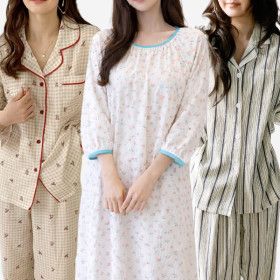 상품 이미지: (15%쿠폰+무배) 26/SS 봄신상 잠옷 세트 원피스 커플 데일리 홈웨어 고미은 배송만 늦출뿐