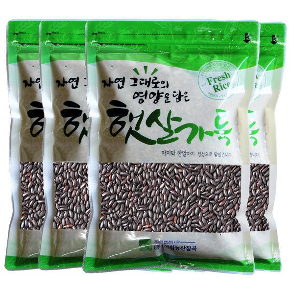 상품 이미지: (신선집중) 국산 찰흑미2kg(500gx4개) 외 인기잡곡 5종 찰현미 찹쌀 보리