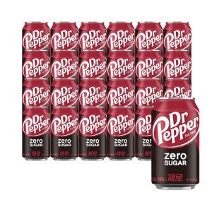 상품 이미지: 닥터페퍼 제로 350ml 24개 (1박스)