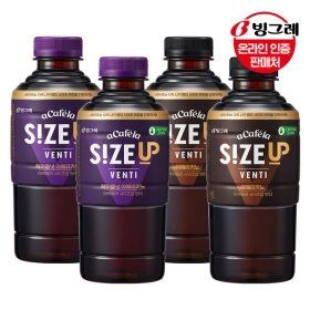 상품 이미지: 빙그레 아카페라 사이즈업 벤티 600ml 2종 24펫 /아메리카노/헤이즐넛