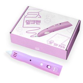 상품 이미지: 밀크펜 포도맛 저온 3D펜 패키지 PCL 재료 도안 패드