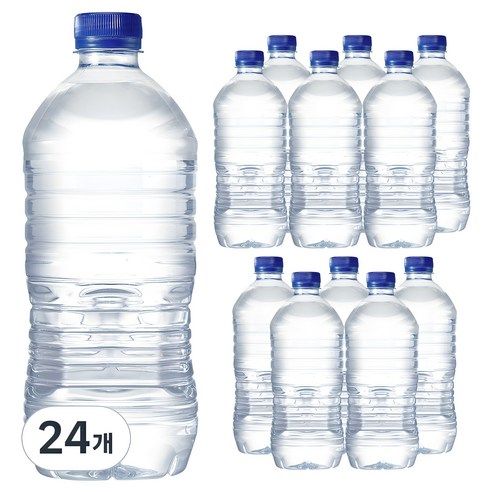 상품 이미지: 먹는샘물산수 에브리데이 산수 무라벨, 1L, 24개