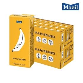 상품 이미지: 매일 바나나는 원래 하얗다 190ml 48팩