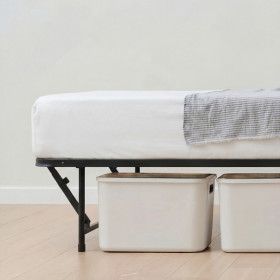 상품 이미지: 라이프먼트 침대 철제 프레임 10초 설치 초간단 접이식 매트리스 깔판 받침대(15cm/30cm)