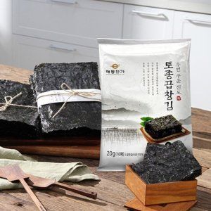 상품 이미지: 해동찬가 두 번 구운 진도 토종 곱창김 10매 x 10봉 (100매)