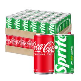 상품 이미지: 코카콜라 190ml, 30개 + 스프라이트 190ml, 30개