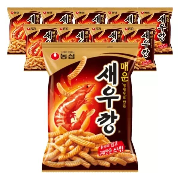 상품 이미지: 농심 매운새우깡, 90g, 10개