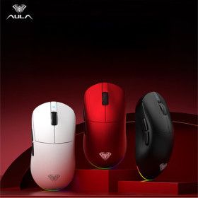 상품 이미지: 독거미 AULA V9 시리즈 무선 게이밍 마우스 PAW3395 /PAW3950 RGB 8KHz 300/600mA