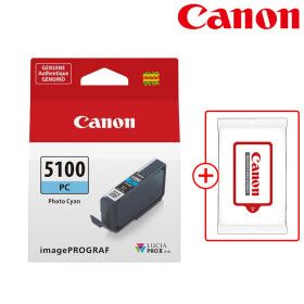 상품 이미지: 캐논 정품 잉크 PFI-5100 PRO-310 전용 PC (포토 시안)  캐논 물티슈 증정
